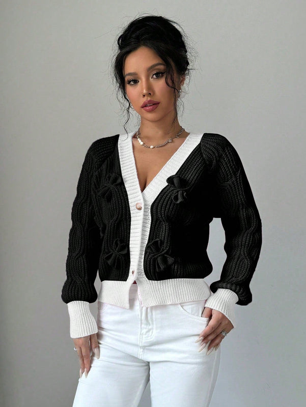 Elenzya chaqueta casual de mujer de unicolor con decoracion de mono, para otono/invierno
