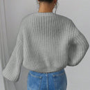 Essnce cardigan holgado y tejido suelto, manga larga informal para otono/invierno