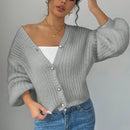 Essnce cardigan holgado y tejido suelto, manga larga informal para otono/invierno