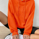 Moosta sudadera con capucha y cordon mujer, estampado "overrensando", otono