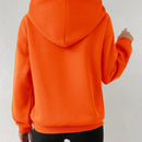 Moosta sudadera con capucha y cordon mujer, estampado "overrensando", otono