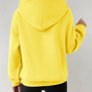 Moosta sudadera con capucha y cordon mujer, estampado "overrensando", otono