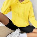 Moosta sudadera con capucha y cordon mujer, estampado "overrensando", otono