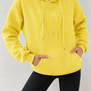 Moosta sudadera con capucha y cordon mujer, estampado "overrensando", otono