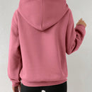 Moosta sudadera con capucha y cordon mujer, estampado "overrensando", otono