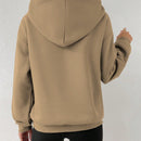 Moosta sudadera con capucha y cordon mujer, estampado "overrensando", otono