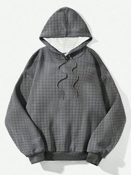 Ezwear sudadera con capucha informal con estampado de paisaje y letras oversize para otono e invierno
