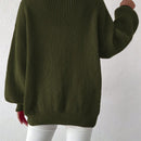 Essnce 1 pieza cardigan de punto casual a todo combinar con botones delanteros de un solo color, apto para otono e invierno