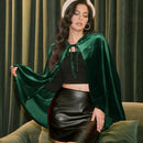 Foxxy capa con capucha de terciopelo navidena