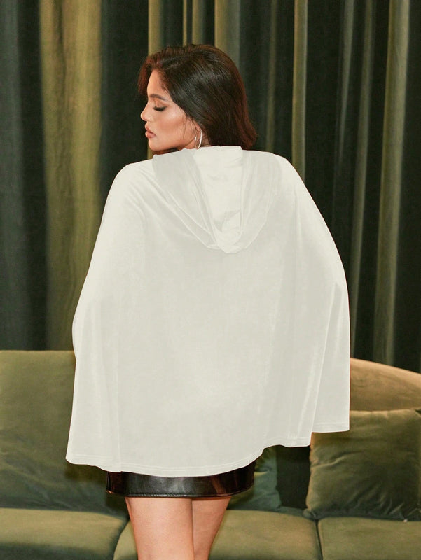 Foxxy capa con capucha de terciopelo navidena