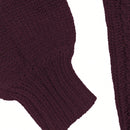 Moosta cardigan informal de manga de globo con nudo delantero de unicolor para otono/invierno