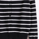 Essnce cardigan suelto y casual de mujer de un solo abotonado, de color liso, manga larga, para otono/invierno