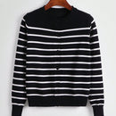 Essnce cardigan suelto y casual de mujer de un solo abotonado, de color liso, manga larga, para otono/invierno