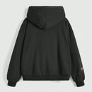 Harry potter | romwe sudadera con capucha de mujer informal, de gran tamano, con bolsillo tipo canguro, estampado de letras y insignias de animales, y cordon ajustable