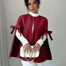 Elenzya abrigo de mujer casual de lana con decoracion de mono para otono, prenda exterior