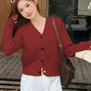 Dazy cardigan informal de mujer con decoracion de lazos, otono