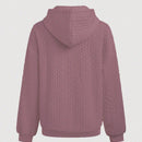 Lune sudadera con capucha texturizada para mujer