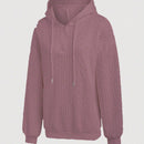 Lune sudadera con capucha texturizada para mujer