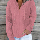 Lune sudadera con capucha texturizada para mujer