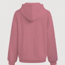 Lune sudadera con capucha texturizada para mujer