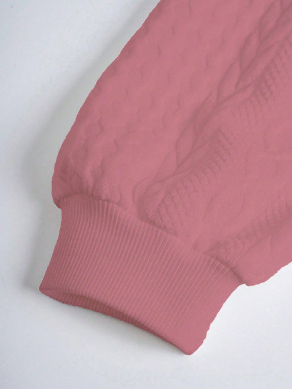 Lune sudadera con capucha texturizada para mujer