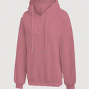 Lune sudadera con capucha texturizada para mujer