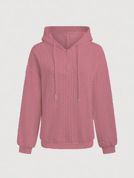 Lune sudadera con capucha texturizada para mujer