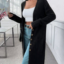 Cardigan con detalles de patron especial y bolsillo
