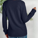 Cardigan corto informal de color liso para mujer