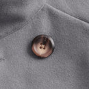 Vintamour abrigo capa elegante con cuello de pie de unicolor para mujer, para otono/invierno