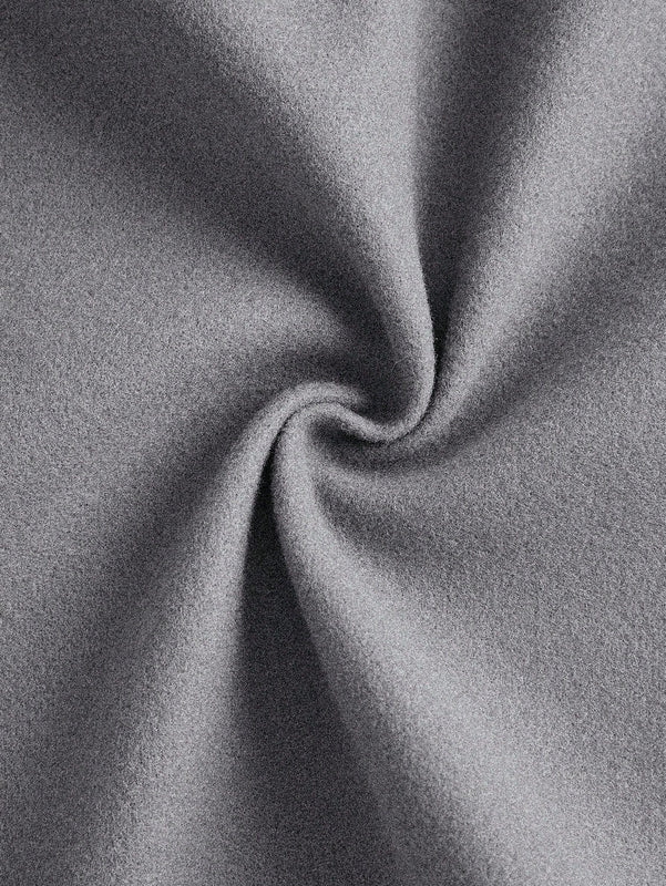 Vintamour abrigo capa elegante con cuello de pie de unicolor para mujer, para otono/invierno