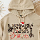 Ezwear sudadera con capucha de ajuste holgado y gruesa con estampado minimalista "feliz ano nuevo" de color rojo casual para mujer