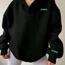 Essnce sudadera con capucha informal con estampado de letras para mujer, para uso diario