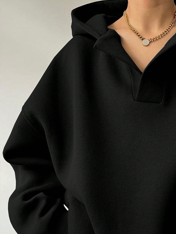 Essnce sudadera con capucha informal con estampado de letras para mujer, para uso diario