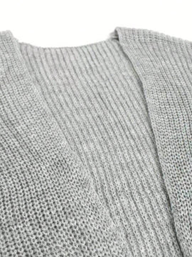 Cardigan con capucha y botones delanteros, cardigan informal de manga larga para otono e invierno, ropa de mujer