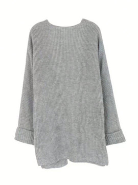 Cardigan con capucha y botones delanteros, cardigan informal de manga larga para otono e invierno, ropa de mujer