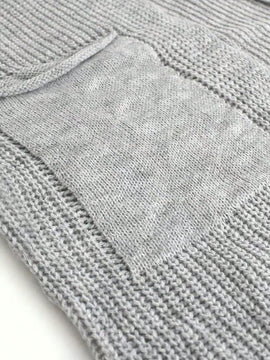 Cardigan con capucha y botones delanteros, cardigan informal de manga larga para otono e invierno, ropa de mujer