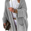 Cardigan con capucha y botones delanteros, cardigan informal de manga larga para otono e invierno, ropa de mujer