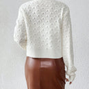 Frenchy cardigan informal de un solo botonadura de manga larga y unicolor para mujer, para otono/invierno