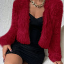 Allurite cardigan de mujer, sueter suave de unicolor, estilo simple y de moda casual para el dia a dia
