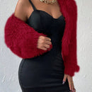 Allurite cardigan de mujer, sueter suave de unicolor, estilo simple y de moda casual para el dia a dia