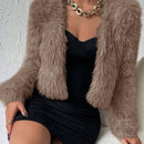 Allurite cardigan de mujer, sueter suave de unicolor, estilo simple y de moda casual para el dia a dia