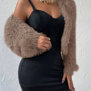 Allurite cardigan de mujer, sueter suave de unicolor, estilo simple y de moda casual para el dia a dia