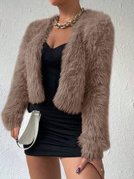 Allurite cardigan de mujer, sueter suave de unicolor, estilo simple y de moda casual para el dia a dia