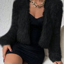 Allurite cardigan de mujer, sueter suave de unicolor, estilo simple y de moda casual para el dia a dia