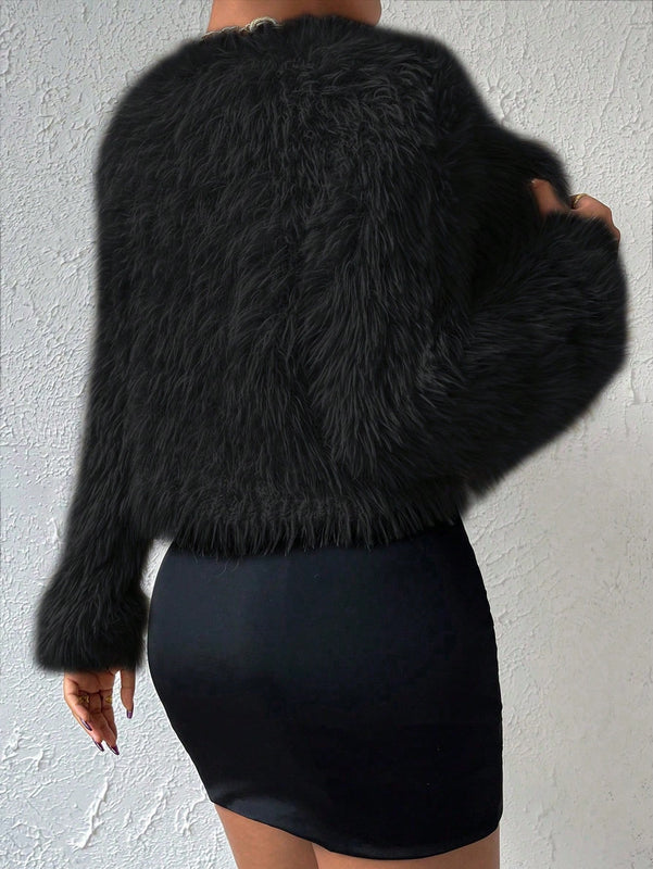 Allurite cardigan de mujer, sueter suave de unicolor, estilo simple y de moda casual para el dia a dia