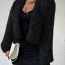 Allurite cardigan de mujer, sueter suave de unicolor, estilo simple y de moda casual para el dia a dia