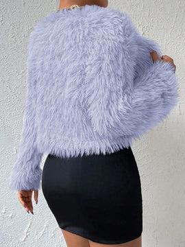 Allurite cardigan de mujer, sueter suave de unicolor, estilo simple y de moda casual para el dia a dia