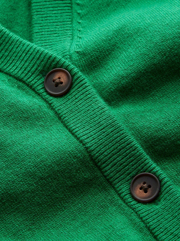 Cardigan a rayas para mujer con cuello en v, manga larga y abotonado, tops de punto para otono y ropa urbana