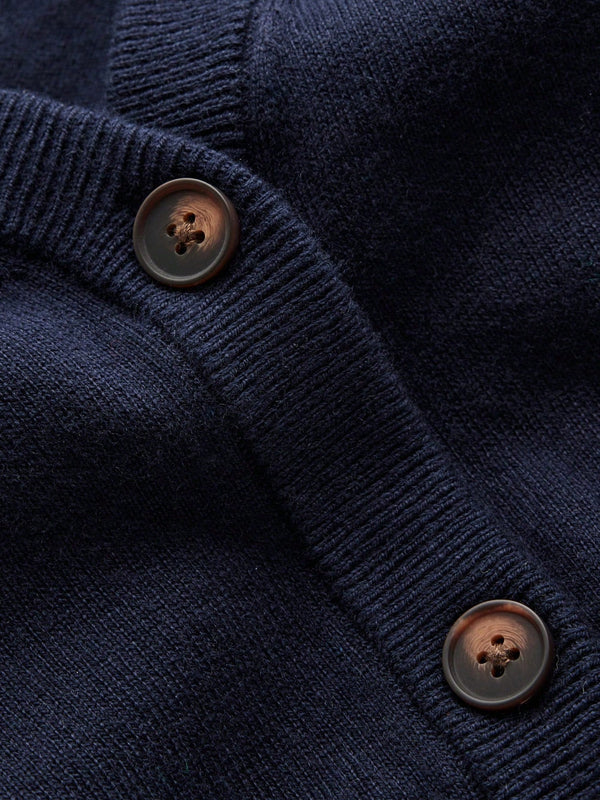 Cardigan a rayas para mujer con cuello en v, manga larga y abotonado, tops de punto para otono y ropa urbana